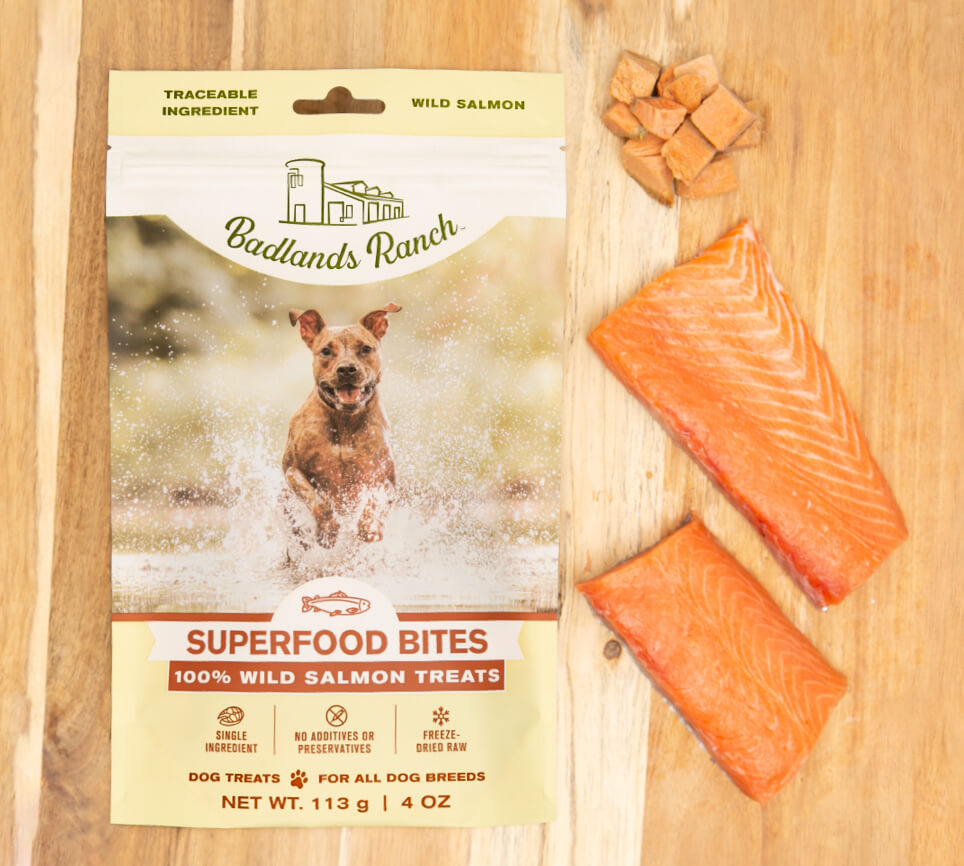 Wild Salmon Dog Treats FreezeDried Raw Superfood Bites